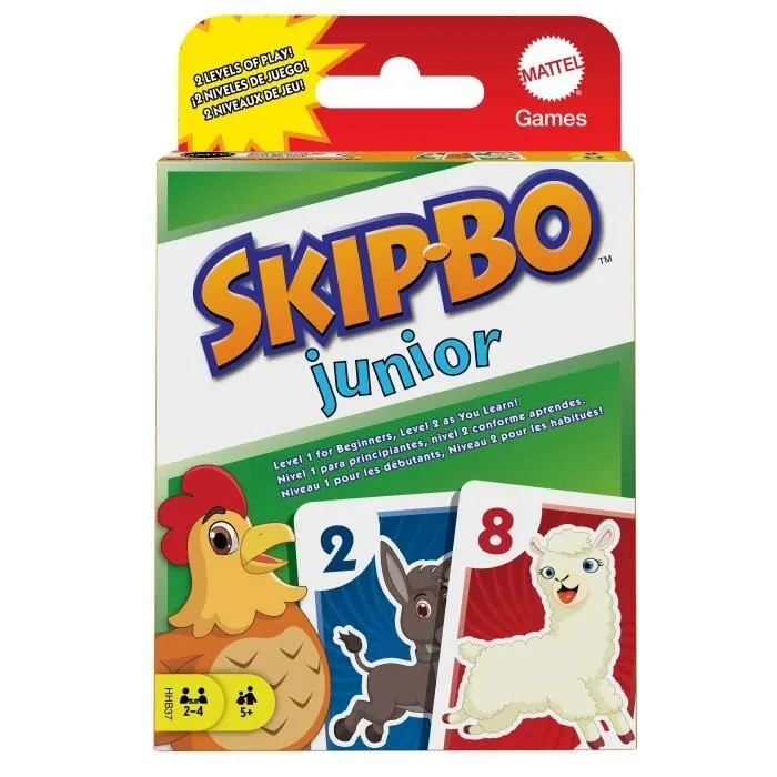 MATTEL SKIP-BO JUNIOR (HHB37)-3