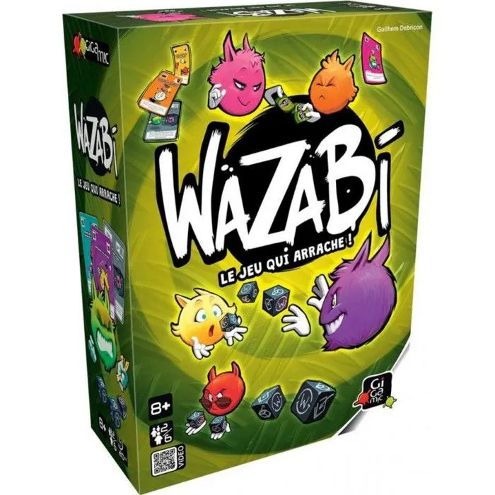 Jeu de société - Gigamic - Wazabi - Garçon et Fille - À partir de 8 ans-0