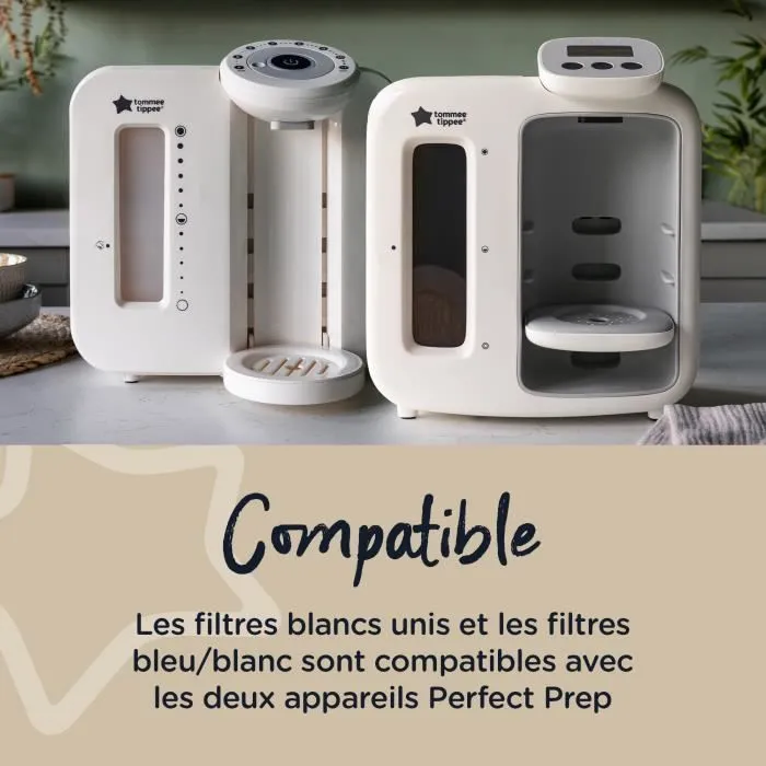 Filtre de rechange Perfect Prep pour préparateur de biberons Tommee Tippee - Blanc - Pour bébé-1