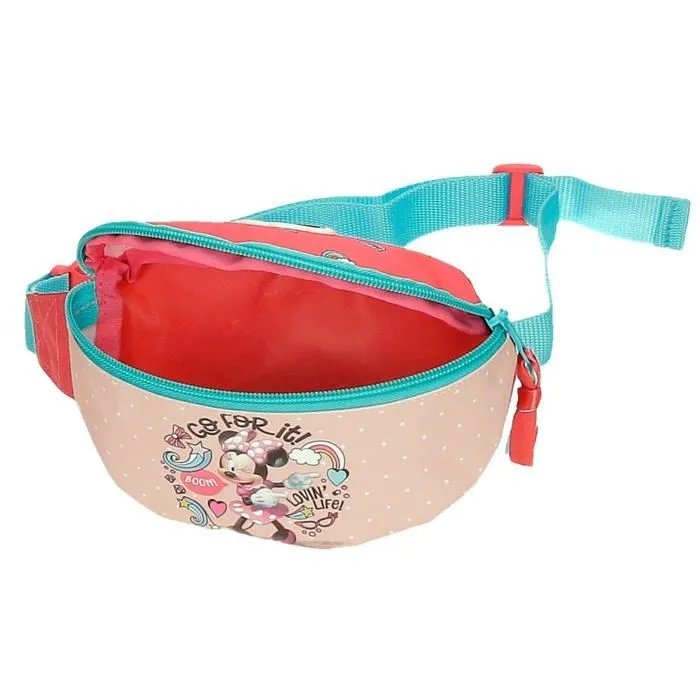 Banane Disney - 4724621 - Minnie Lovin Life Sac Banane Multicolore 27 x 11 x 6,5 cm Microfibre, Multicolore, Sac Banane-3