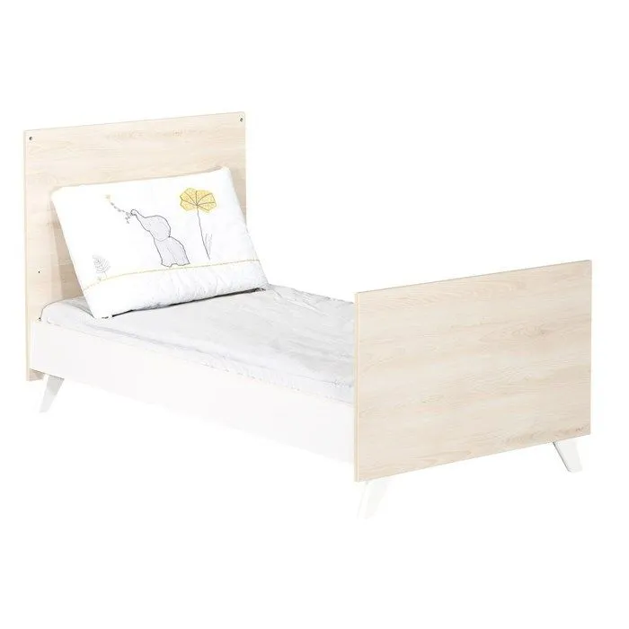 Lit bébé évolutif - 140x70cm - Babyprice Scandi naturel - En bois-3