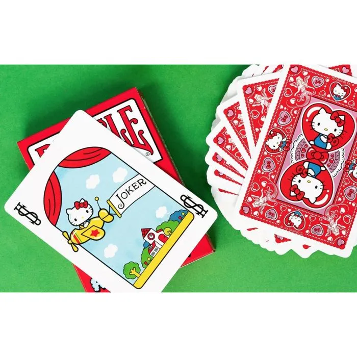 Jeux de société-Jeu De Cartes - Bicycle - Hello Kitty-2