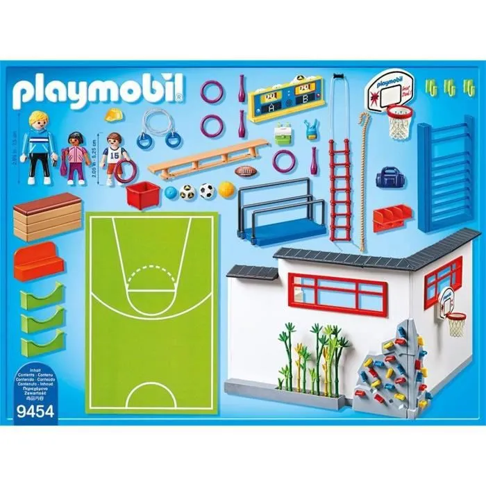 PLAYMOBIL - 9454 - City Life - Salle de sports pour enfants - 130 pièces - Garantie 2 ans-1