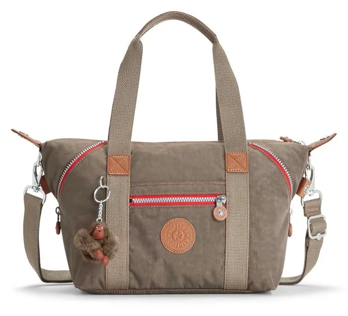Sac à main - Kipling - Art Mini - Beige - 100% polyamide - Léger et spacieux-0