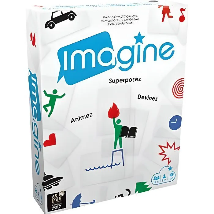 Cocktail Games - Imagine - Jeu de société - À partir de 12 ans - 3 à 8 joueurs - 30 minutes-0