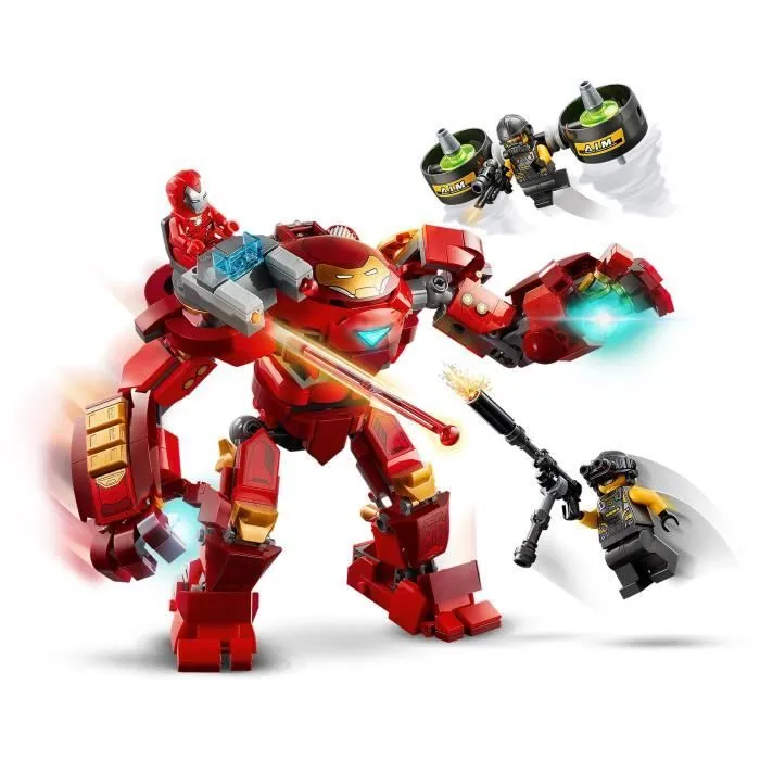 LEGO® Super Heroes 76164 Marvel Avengers Iron Man Hulkbuster contre un agent de l’A.I.M. Cadeau Enfant avec Figurines-1