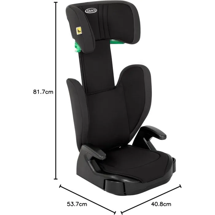 Graco - 8CT899MDNEU - Junior Maxi Siège Avec Dossier Midnight-3