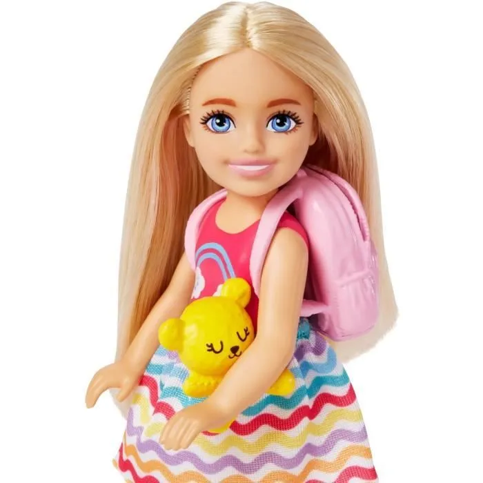 Barbie®-Chelsea en Voyage-Coffret avec chiot et accessoires HJY17-2