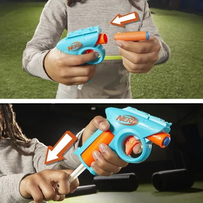 Nerf N Series Gear Up Pack, 3 Blasters, 18 fléchettes Nerf N1 compatibles Uniquement avec Les Blasters Nerf N Series-5