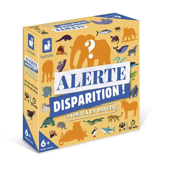 Jeu Alerte Disparition ! Animaux Menacés-3