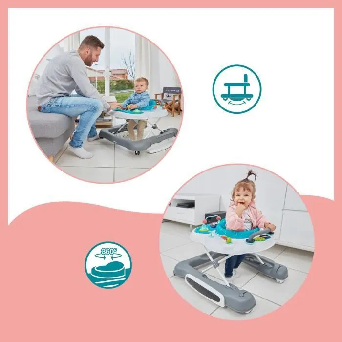 Babymoov Trotteur Pousseur Bébé 5 en 1 - Réglable en Hauteur - Pliable - Dès 6 mois-2