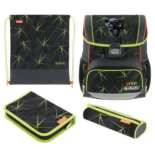 Cartable - HERLITZ - Loop Wild Life - Taille unique - Enfant - Fermeture zippée-0