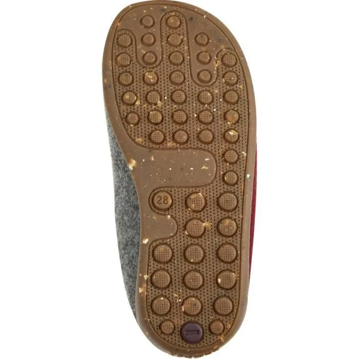 Chaussons bébé - CAMPER - Twins - laine naturelle - semelle caoutchouc - taille 25-3
