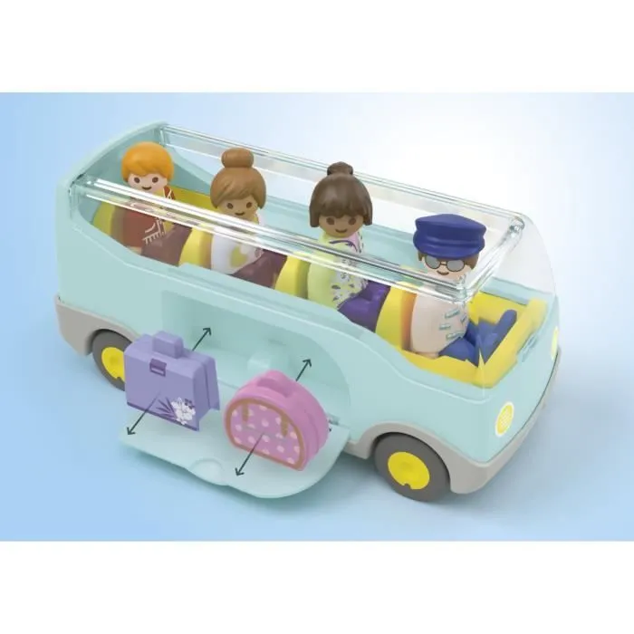 PLAYMOBIL Junior 71682 Autocar de voyage, Dès 12 mois-3