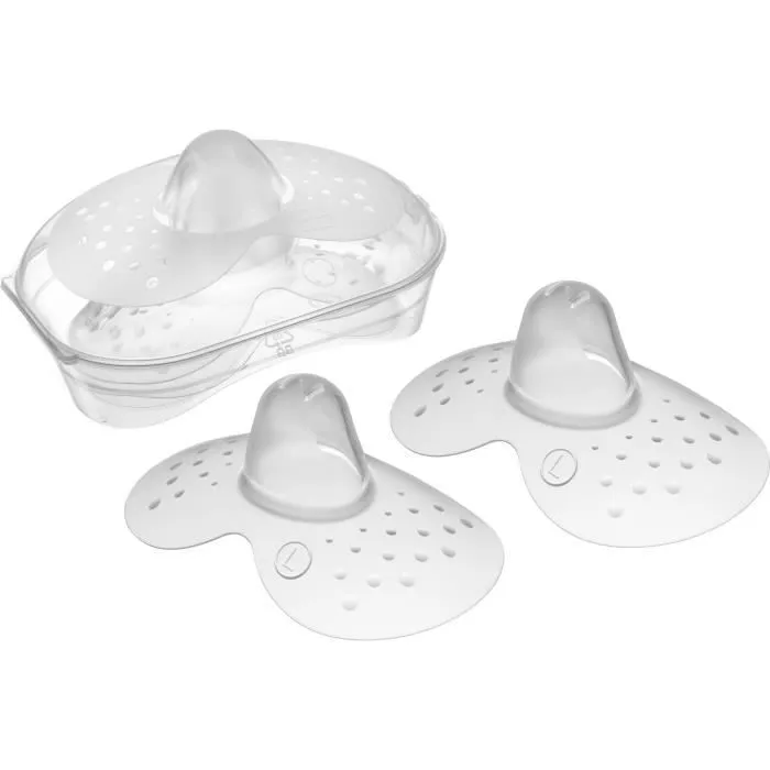 MAM Bout de sein Taille L - Silicone - Bte stérilisation X2-1