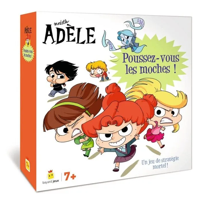BAYARD JEUX - Mortelle Adèle - Poussez-vous les moches ! Un jeu de stratégie mortel-0