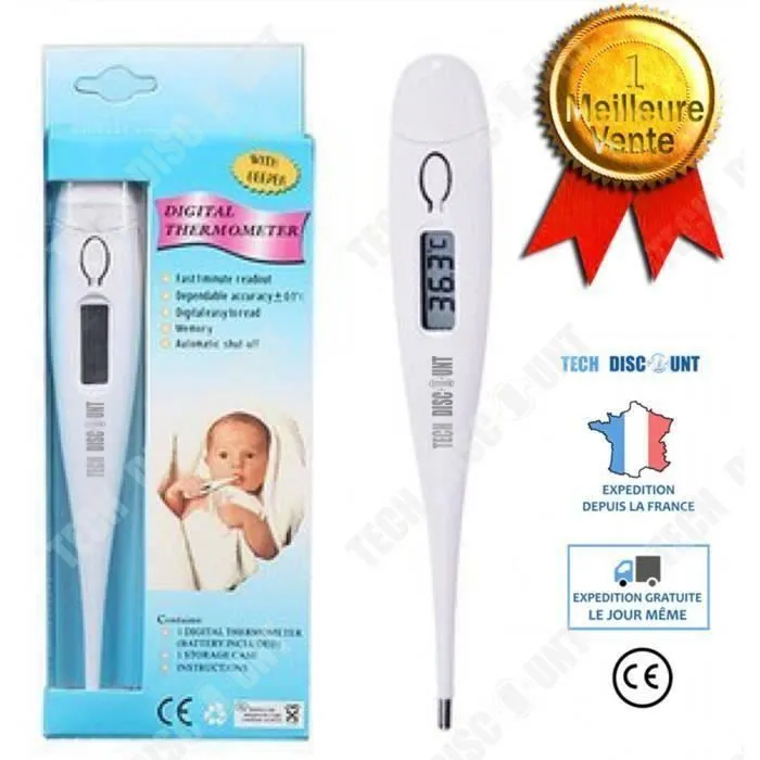 Thermomètre maison Electronique bébé et Enfants à affichage numérique medical-0