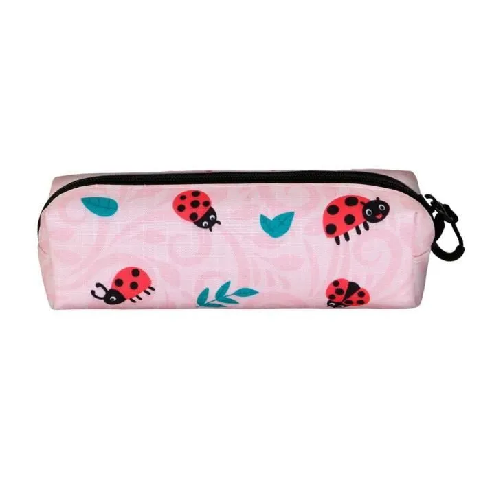 Trousse à crayons - Oh My Pop! - Ladybug - Carré - Rose - Ripstop - Mixte-2