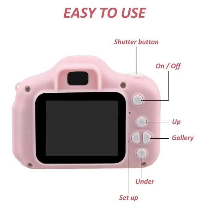 Appareil photo numérique pour enfants - ALLONSCD - Kids Camera - 12MP - 1080p - 32Go-1