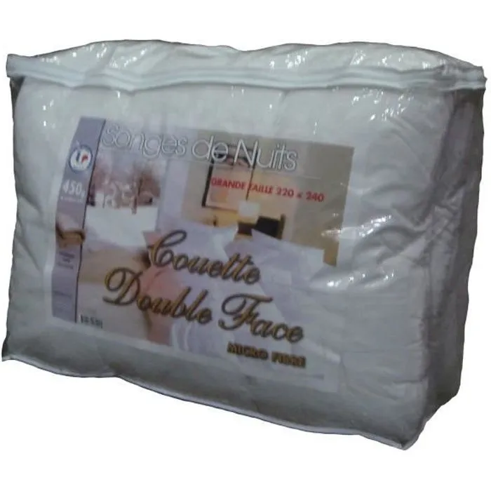 Couette 450gr/m2 220x240 cm - 2 personnes petit prix-0