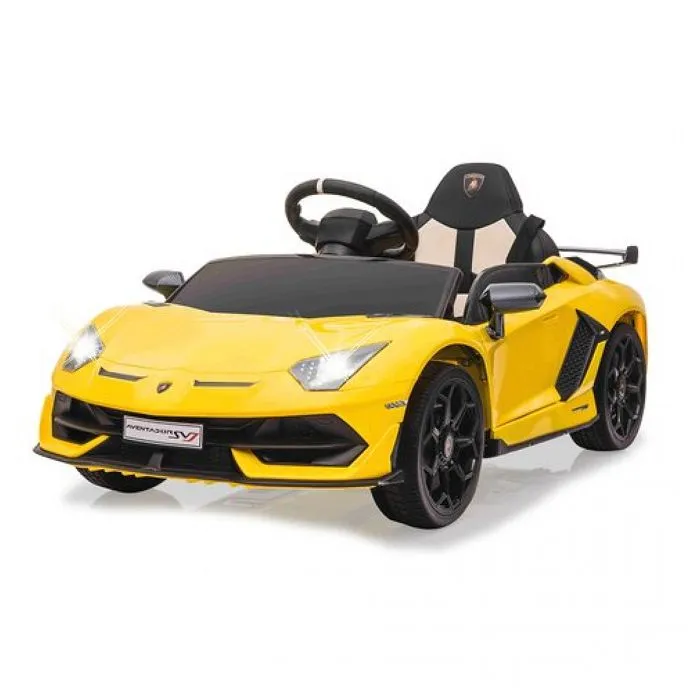 Véhicule à pédales - JAMARA - Aventador SVJ - Jaune - 12V - 2,4GHz-0