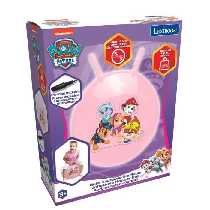 Balle Sauteuse Gonflable rose Pat’ Pat-5