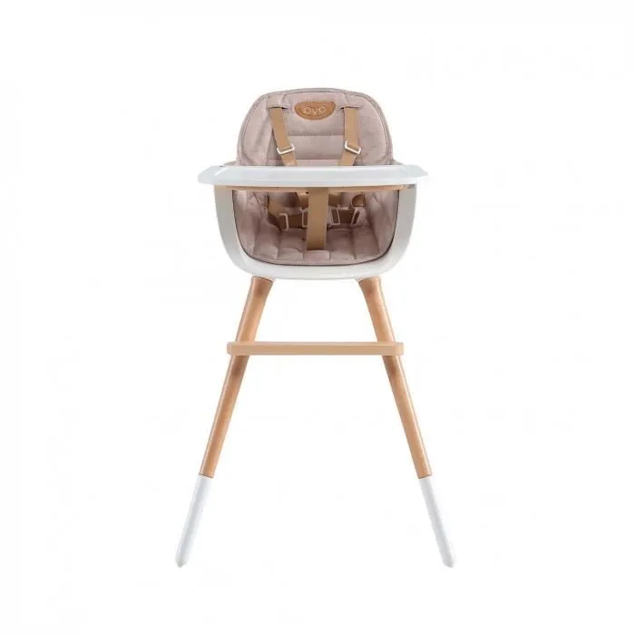 Plateau pour chaise haute OVO - Micuna - Blanc - BABY LED WEANING - Facile à nettoyer-0