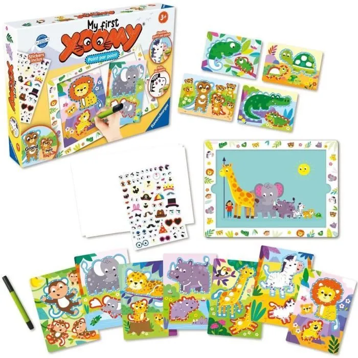 My First Xoomy®, Point par Point, Mes premiers dessins, Dessin, Loisir créatif, Dès 3 ans, 23752, Ravensburger-1