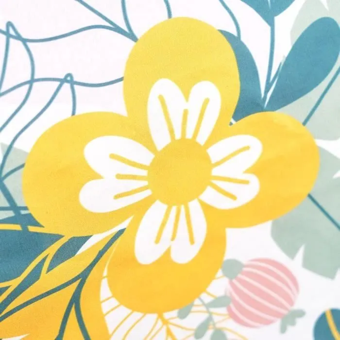 Parure de lit - TODAY Sunshine - 240x220 cm - 2 personnes - coton imprimé floral-1