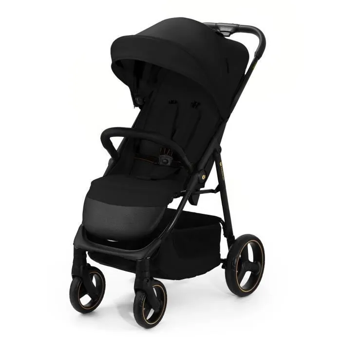 Poussette canne jusqu'à 22 kg - KINDERKRAFT TRIG3 - Pliage d'une seule main - Réglable en position allongée - Noir-0