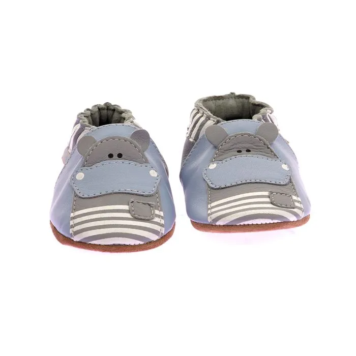 Chaussons - ROBEEZ - Hippolyte - Cuir - Bleu - Taille 23/24-4