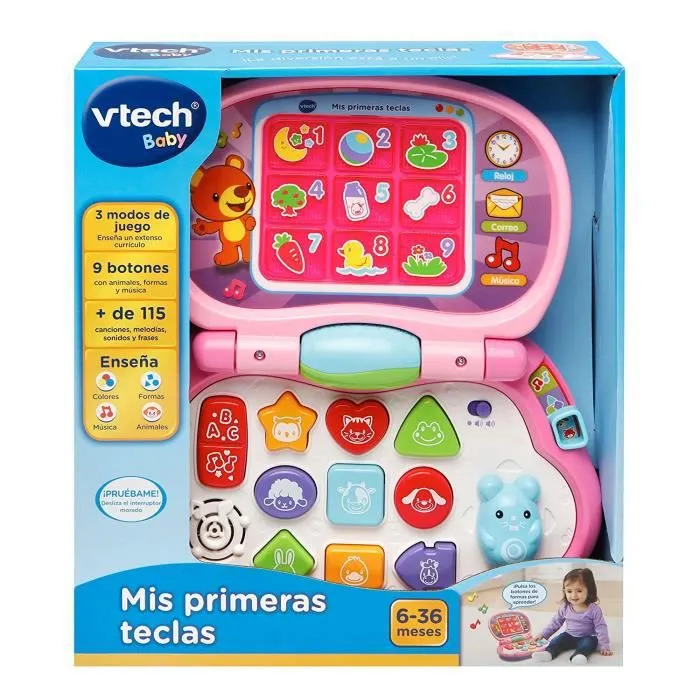 Jouet éducatif - VTech - Mes premières Touches - Rose - 18 mois à 5 ans - Activités interactives-3