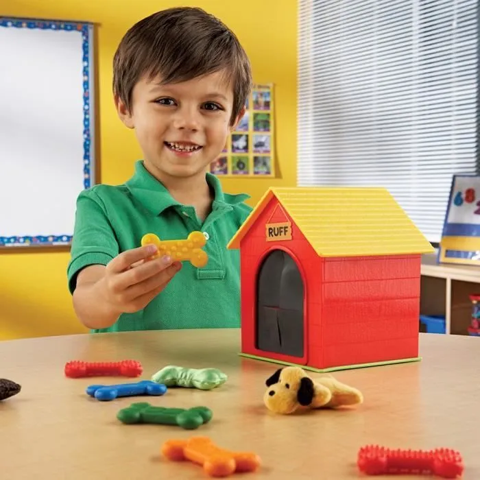 Learning Resources LER9079 - COMMUTATEUR KVM - Kit Tactile Éducatif Ruffs House-1