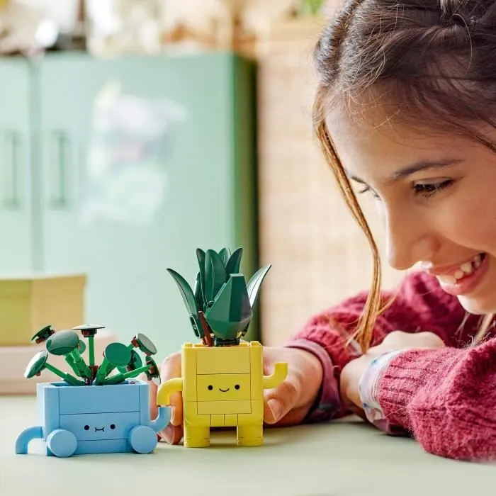 LEGO Botanicals 10349 Petites Plantes Souriantes - Jeu de construction pour fille, 9 ans-4