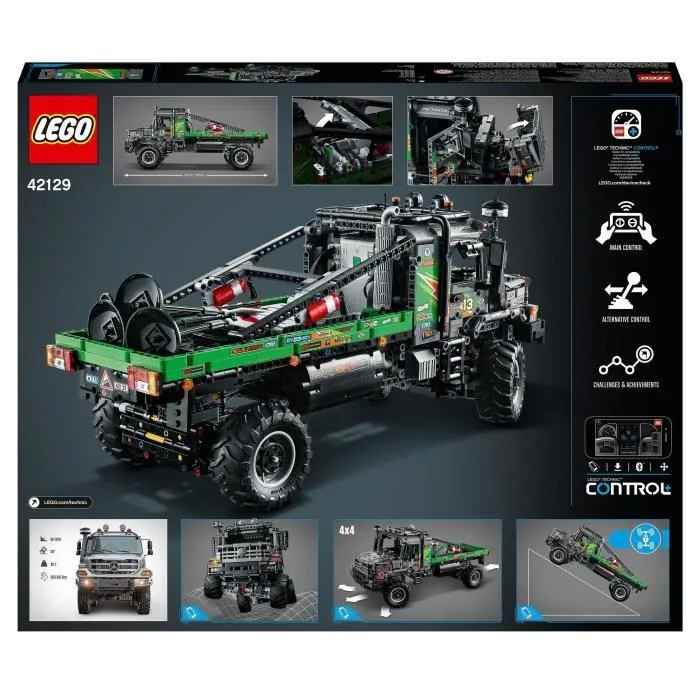 LEGO® Technic Le Camion d’Essai 4x4 Mercedes-Benz Zetros 42129 - Contrôle via Application-5