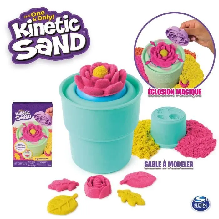 SPIN MASTERLA FLEUR MAGIQUE SQUISHBLOSSOM 227 G Kinetic Sand-0