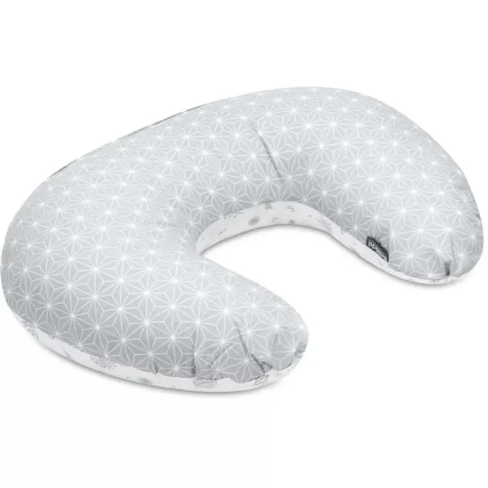Bellochi Coussin D'allaitement avec Housse Coussin Allaitement 40x60 cm - 100% Coton - Bleu-1