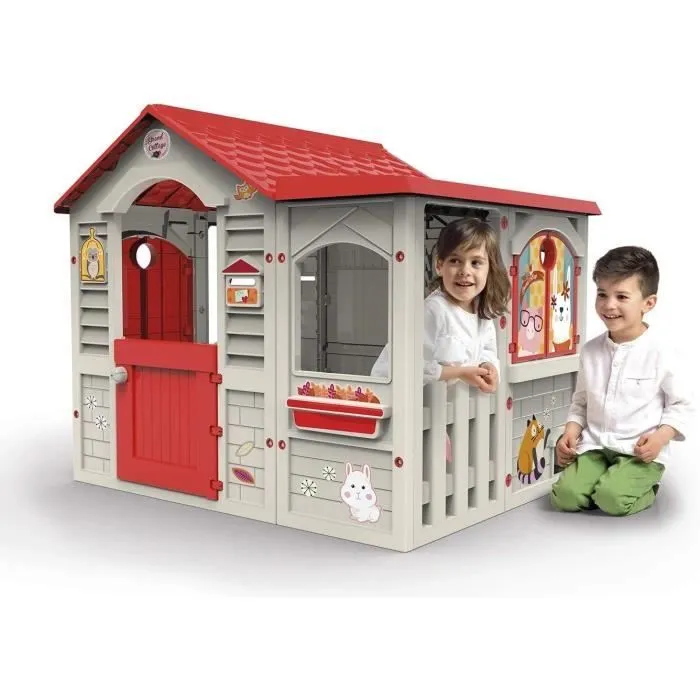 Maison de jeu - Grand Cottage - Modèle 89627 - Plastique - Intérieur - Mixte-0