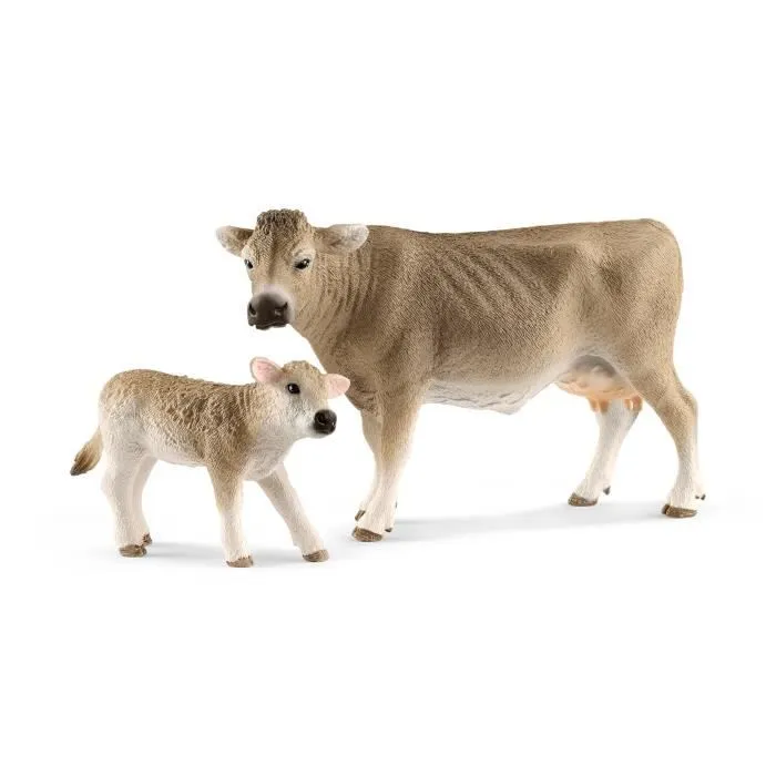 Ferme avec étable et animaux, coffret de 97 pièces avec figurines, Schleich 42407 Farm World, Dès 3 ans-5