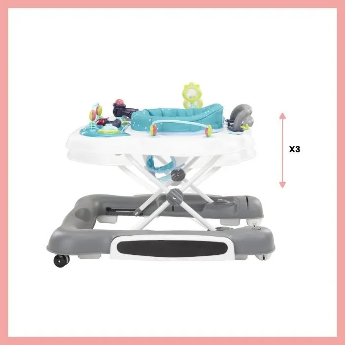 Babymoov Trotteur Pousseur Bébé 5 en 1 - Réglable en Hauteur - Pliable - Dès 6 mois-4