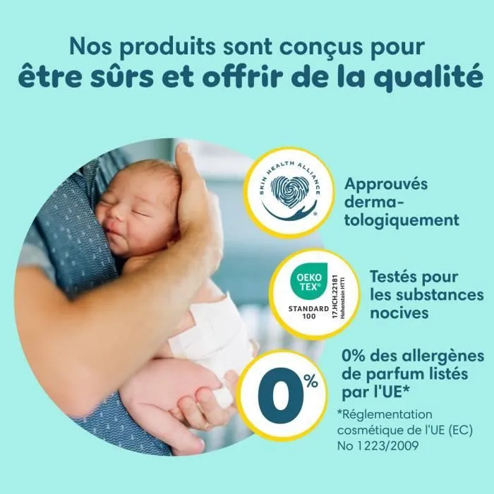 112 Couches Premium Protection Taille 1 (2kg - 5kg) - Pampers-3