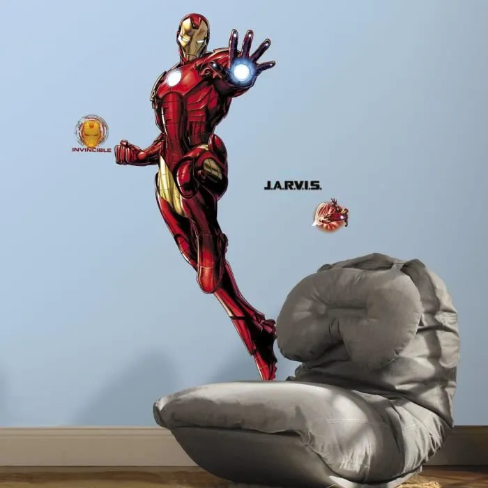 Stickers géant Iron Man Marvel-1