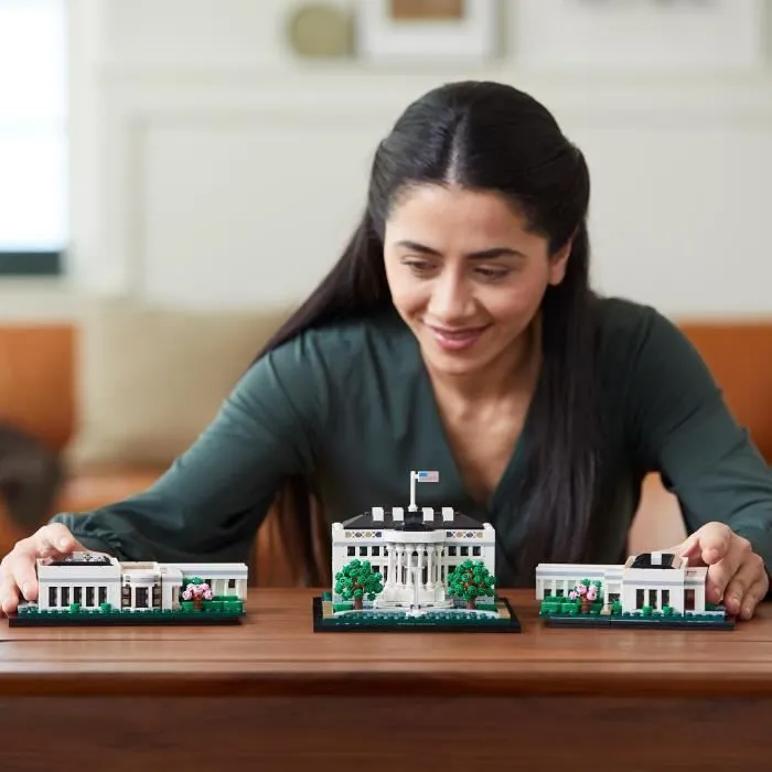 LEGO® 21054 Architecture La Maison Blanche, Ensemble de construction Landmark, Modèle de Collection et d'Exposition pour Adultes-2
