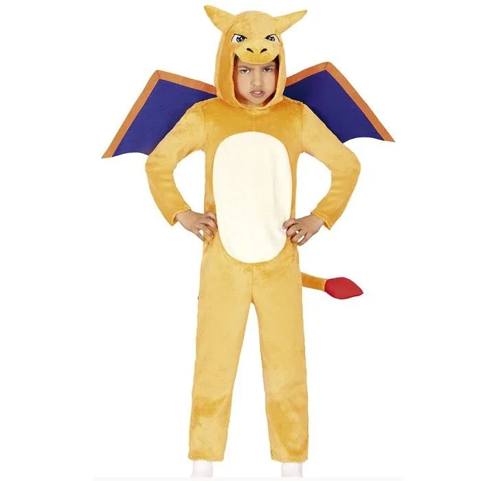 DÉGUISEMENT DRAGON MYSTIQUE ORANGE ENFANT-0
