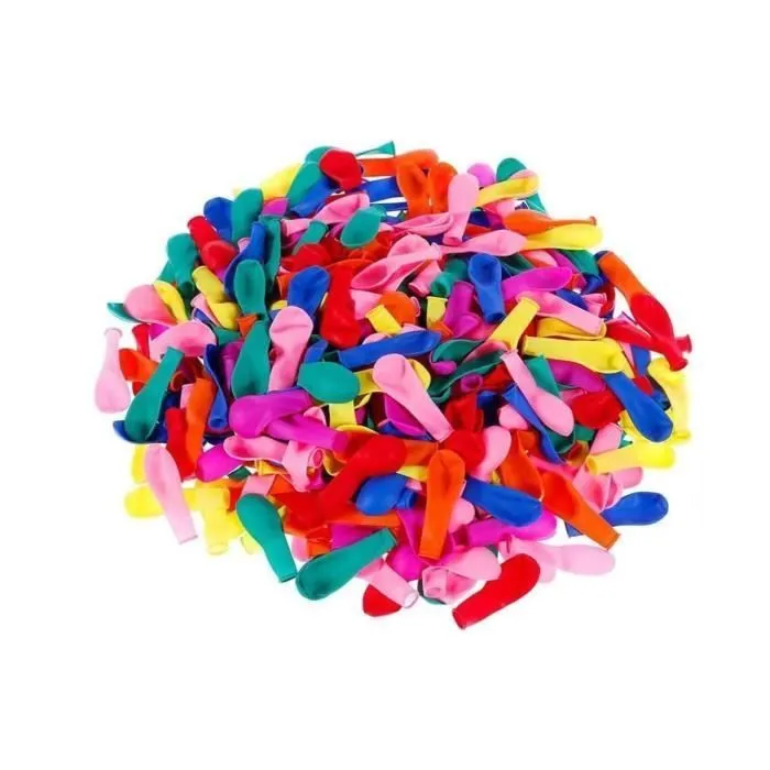 Kit de 300 Bombes à Eau avec Entonnoir Ballons Colorés Faciles à Remplir Pour Jeux d'Été-1