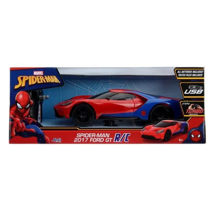 Voiture Ford GT Spiderman radiocommandée 1/16 - Simba Dickie Group-3