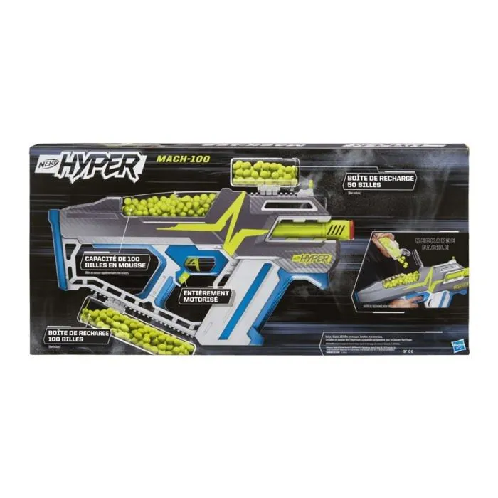 Pistolet a boule - a bille (puissance inferieure a 0,07 joule) - a flechette en mousse - ventouse - plastique Nerf-3
