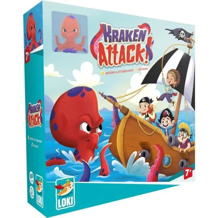 Jeu de société Kraken Attack - KRAKEN - Jeu de plateau - 7 ans et plus - Enfant - 30 min-0