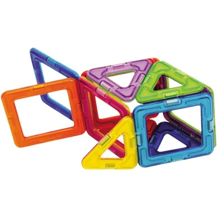 Magformers Basic 14pcs set - Jeu de construction magnétique pour enfant - Jeu éducatif constitué de formes multicoleres - 14pcs-5