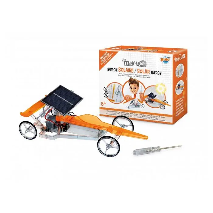 Voiture Solaire - BUKI FRANCE - Mini Lab Energie Solaire - A partir de 8 ans - Blanc - Mixte-1